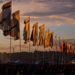 Sundown Over The Other Stage Field.